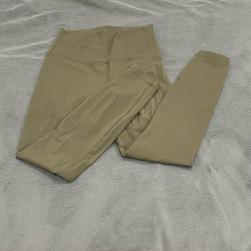 Green leggings from Amazon Butterly material Hey Nut brand